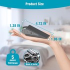 Premium Heavy-duty Door Stops - 2 Pack Non-scratching Rubber Door Stop Wedge  An