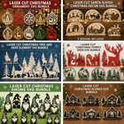 Complete Christmas Svg Vault 160  Laser Cut Designs  Digital Download
