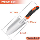Garden Shovel Garden Hand Trowel  Heavy Duty Hand Shovel With Ergonomic Handle 