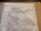 Johnson s 1864 Large Colored Map Of Germany