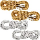 Glitter Rhinestone Shoe Laces  Bling Crystal Round Cords For Sneakers   Hoodies