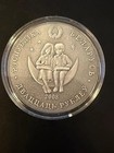 2008  Belarus Large Antiqued Silver W prec stone 20 R Fairy Tales-turandot