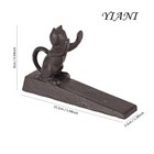 Yiani Door Stopper- 10015651-v1-cast Iron Cat Scratching Door Stopper  set Of 1 