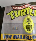 Teenage Mutant Ninja Turtles 1987 Now On Video Cassette Advertising Poster Vtg