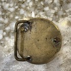 Vtg Brass Us Navy Deep Sea Diving Helmet Nautical Diver Belt Buckle