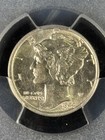 1944 D Mercury Silver Dime Pcgs Au58