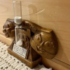 Vtg Burwood Telephone Hourglass Sand Timer 3 Minute Anthropomorphic Phone Humor