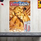 Rare Coors Light Beer Metal Sign     Classic Bar   Man Cave Decor   Metal Wall Art
