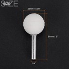 Abrasive Ball Mounted Stone Grinding Bits 1 4  Shank 0 98  Diameter 10pcs