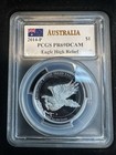 2014 P Australia Pr69  1 Silver Wedge-tailed Eagle High Relief Mercanti Signed