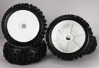 4pcs Rc 1 8 Buggy Car Off Road Tires Glued Hex 17mm  wd  Big Block