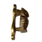 Vintage Miniature Brass Owl Door Knocker