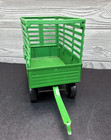 Vintage Ertl John Deere Bale Throw Hay Wagon 1 16 Scale Pressed Steel