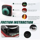 Wireless Trailer Lights With Anti-loss Steel Cable  Magnetic Led Rechargeable 