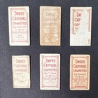 T206 Sweet Caporal 6-card Lot 1909-11 Bush Payne Willetts Turner Mlb