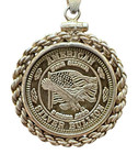 Sterling Silver American Silver Bullion Necklace 30 Inches