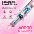 40000rpm Electric Nail File Drill Professional Kit  Drill Machine With Lcd Displ