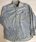 Vintage Rainbow Apple Computer Company Vintage Logo Shirt Size Large Long Sleeve