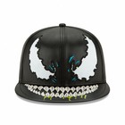 Venom Character Armor W carnage Underlining New Era 59fifty Fitted Hat Black