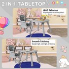 Aileekiss 8-in-1 High Chair   Booster Seat For Baby - Light Grey