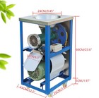 Commercial Electric Bone Crusher Meat Grinder Movable Feed Processer Model 32