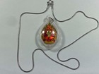 Ladies Thai Buddha Amulet And 20  Stainless Steel Necklace