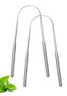 2 Pack Stainless Steel Tongue Scraper Oral Care Tool Fresh Breath Cleaner New