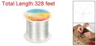 Wire 328ft 28 Gauge Copper Craft Wrapping Wire Bright Silver