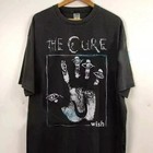 Vintage 90s The Cure T-shirt  Classic Retro Concert Black Unisex Shirt S-5xl