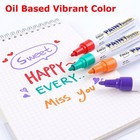 12pcs Waterproof Permanent Paint Marker Pen Car Tyre Tire Tread Rubber Metal Kit