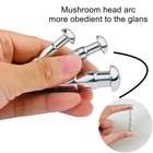 Hollow Male Stainless Steel Beads Sounding Urethral Stretching Plug Dilator New