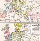 Europe At The End Of 10th   12th - Centuries 1911 Original Antique Map W Video