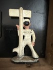 Original Antique Cast Iron Sailor Figural Bottle Opener Great Condition