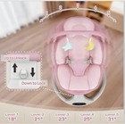 Baby Swing 5 Speed Motion W  Lullabies  Bluetooth  Portable Rocker In Pink New
