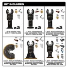 Milwaukee Tool 49-10-9113 9 Pc  Open-lok Oscillating Multi-tool Blade Set