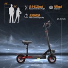 Electric Scooter 48v 800w For Adult 10 off Road Fat Tires Fast Speed Usa Max En