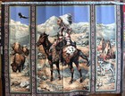 Southwestern Art Fat long Quarter Half-yard Quilt Top Panel Cotton Fabric Bundle