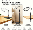 7 1 Inch Extra Large Magnifying Glass With Light And Stand