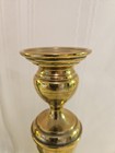 Pair Of Antique Large 12  Tall Brass Candleholders