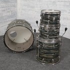 Used Vintage Ludwig Standard 4pc Drum Kit Strata Finish - Good