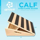 Calf Stretcher Slant Board     Wooden Incline Board Calf Stretch Wedge