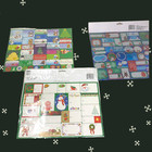 Vintage Lot 200  Self Adhesive Holiday Christmas Gift Tags New In Package Sealed