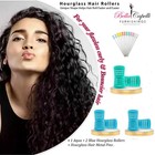 Hourglass All Hair Types Unisex Rollers- Yellow Hgr 27mm 1 06in     Pack Of 12