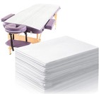 20 Pieces Disposable Bed Sheet Covers Spa Massage Table Sheet Waterproof Bed    