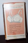 Montgomery Ward Full Figure Bra 38c  Soft Shoulders Adjustable Cushioned White