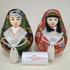 Japanese Daruma Hina Dolls Handcraft Traditional Marriage Kyoto W show Case