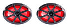 Pair Memphis Audio Mxa69l 120w 6x9  2-way Marine Boat Speakers W  Rgb Led Grills