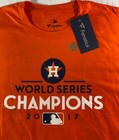 Nwt Fanatics Houston Astros 2017 World Series Champions Men s Xl Orange T-shirt