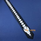 2025 Movie Spectre 007 James Bones Costume Skull Tie Accessories Gift