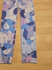 Nike Pro Girls  Size M Persian Violet blue Printed Tights Brand New With Tags 